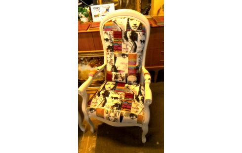 CHAISE VICTORIA ORANGE ACIER ORME