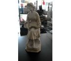 STATUE MARBRE MUSICIEN
