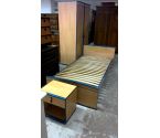 CHAMBRE ENFANT 3 PIÈCES LIT CHEVET ARMOIRE