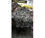 MANTEAU LEOPARD NOIR