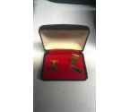 BOUTONS DE MANCHETTES PLAQUE