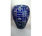 VASE BLAU KRISTALL