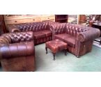 SALON CHESTERFIELD 3 ZIT 2 ZIT 1 ZIT BR LED
