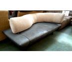 FAUTEUIL CUIR TISSU