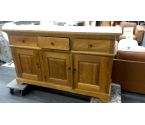BUFFET BAS 3 PORTES / 3 TIROIRS TECK
