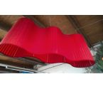 SUSPENSION MODERNE ROUGE