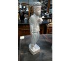 SUJET ASIATIQUE BOIS SCULPTE