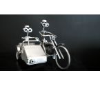 FIGURINE MOTARD METAL